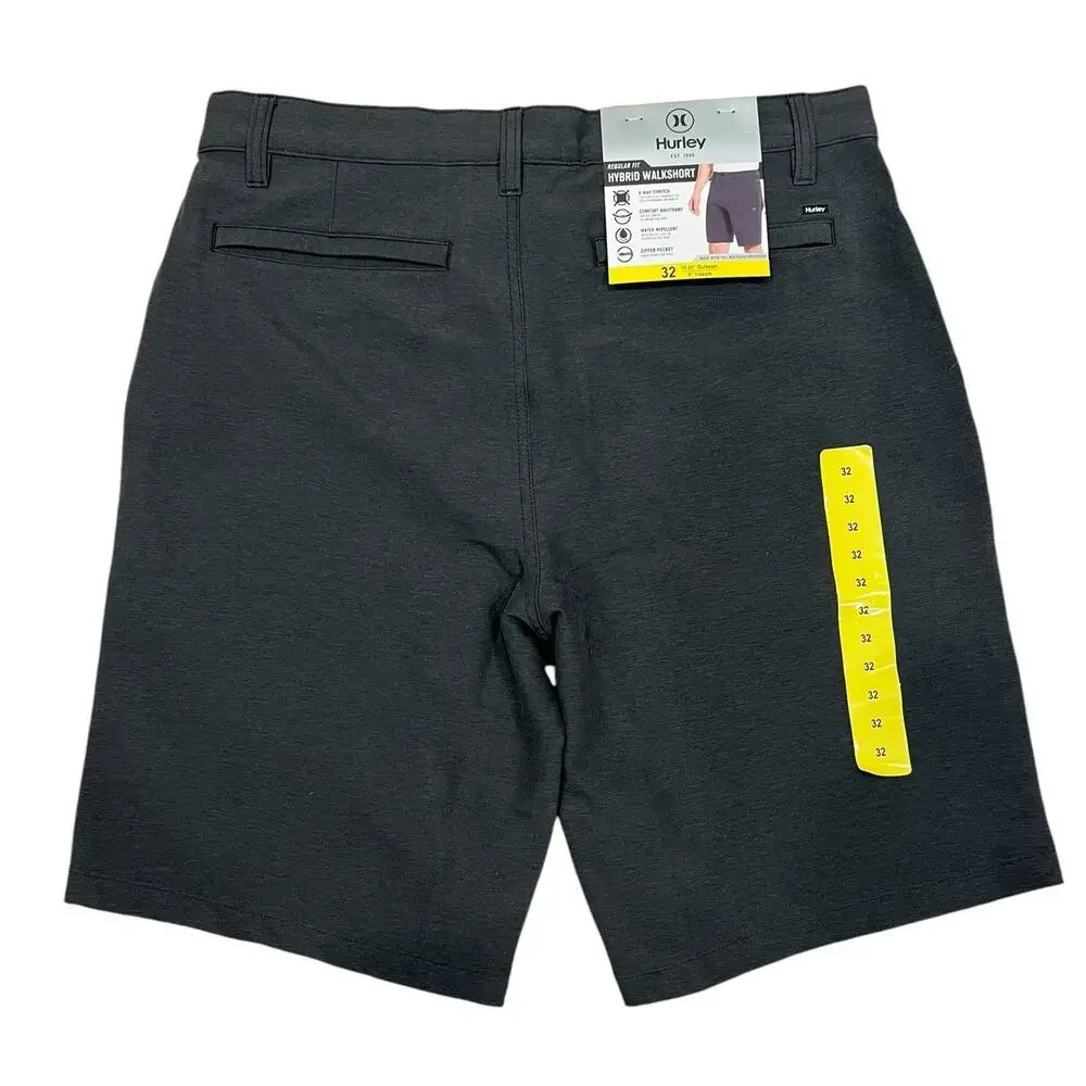 Hurley Men Hybrid Walkshort Gray Shorts Size 32 NWT $49 - Picture 5 of 6